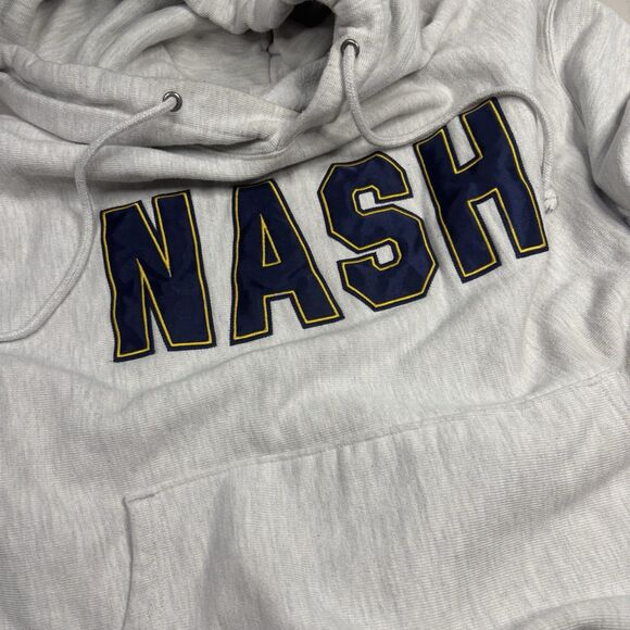 Vintage Champion Reverse Weave NASH Hoodie Mens Size Large Pullover Sweatshirt - Picture 1 of 10